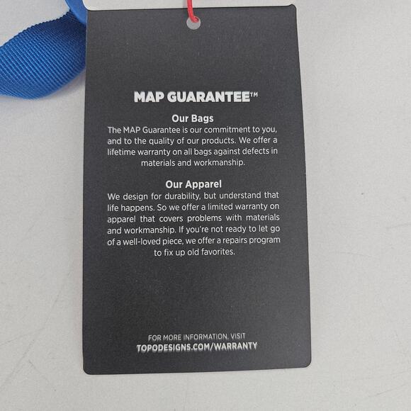 NEW Topo Designs Blue Mini Quick Pack Canvas Waist Bag Fanny Pack Gorp Gorpcore - Picture 6 of 12